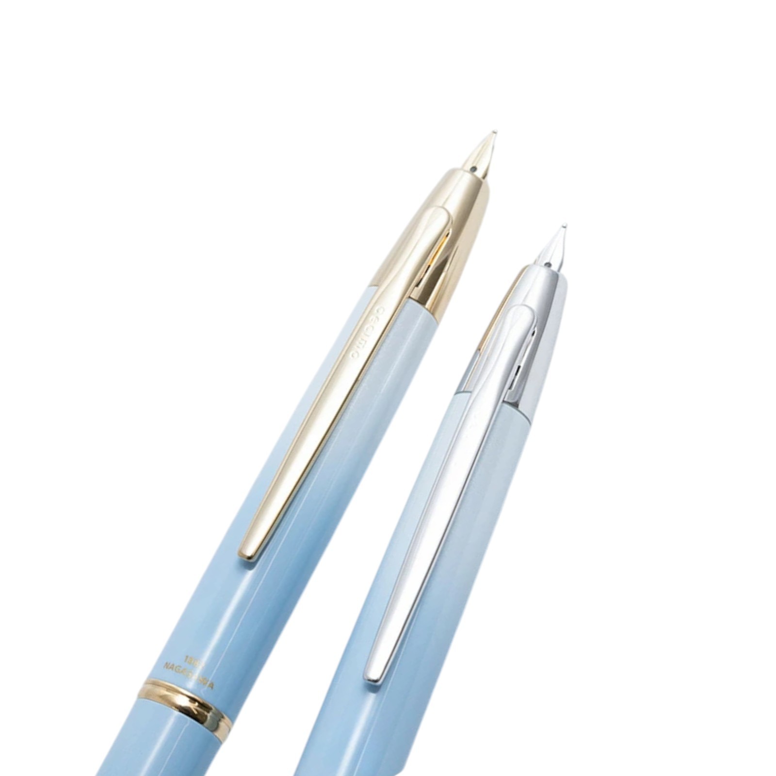 Pilot Nagasawa Capless Decimo KOBE Gradation Fountain Pen Water Blue Silver M