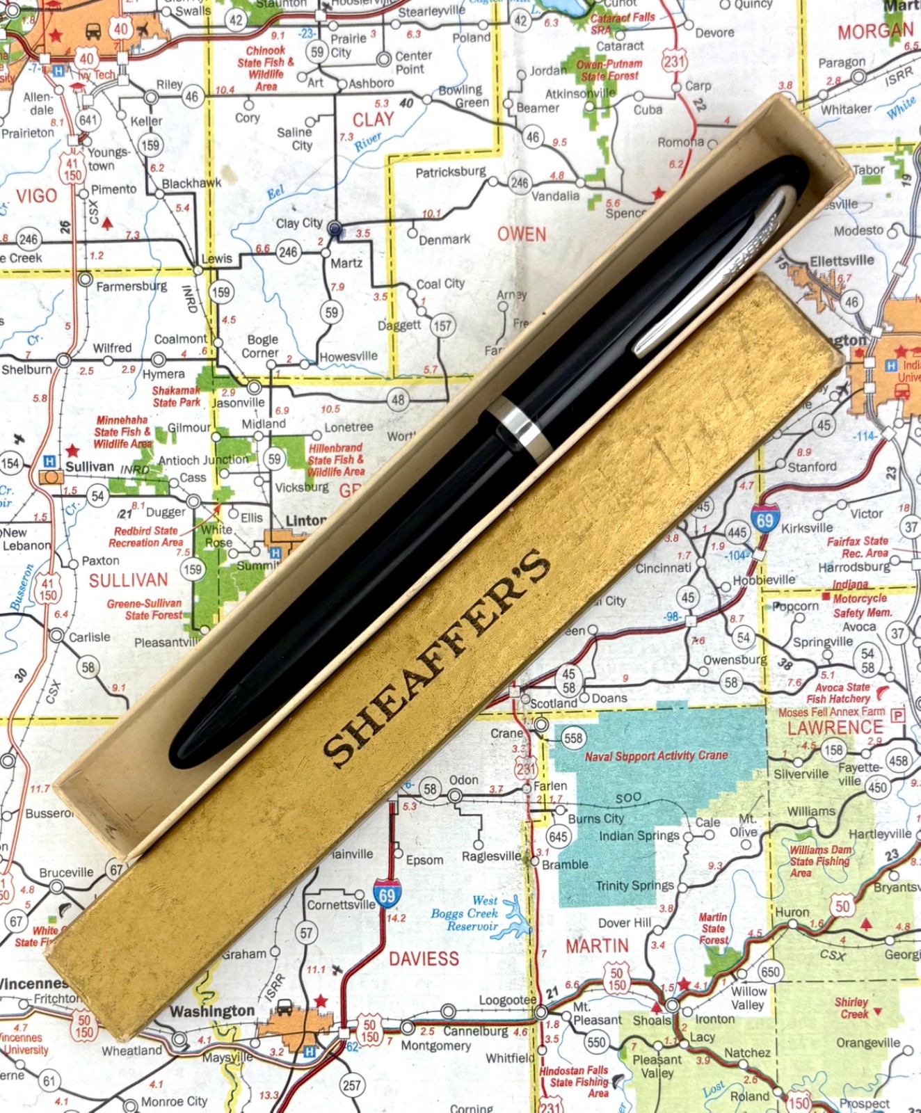 Vintage Sheaffer Cadet Tip dip Touchdown Fountain Pen M1 – medium nib – restored