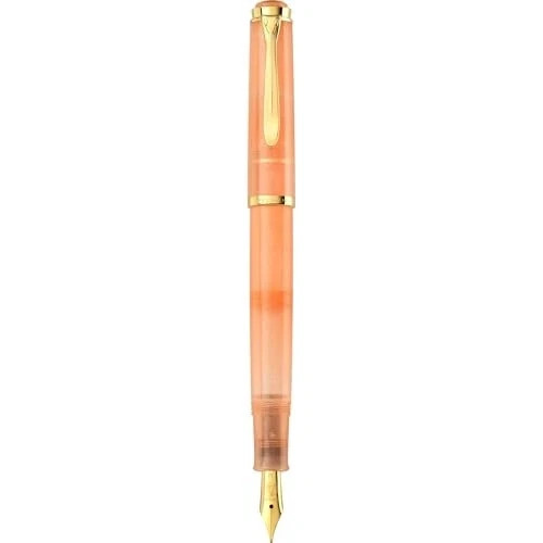 Pelikan Classic M200 Fountain Pen in Apricot Achat – Medium Point – NEW 2025
