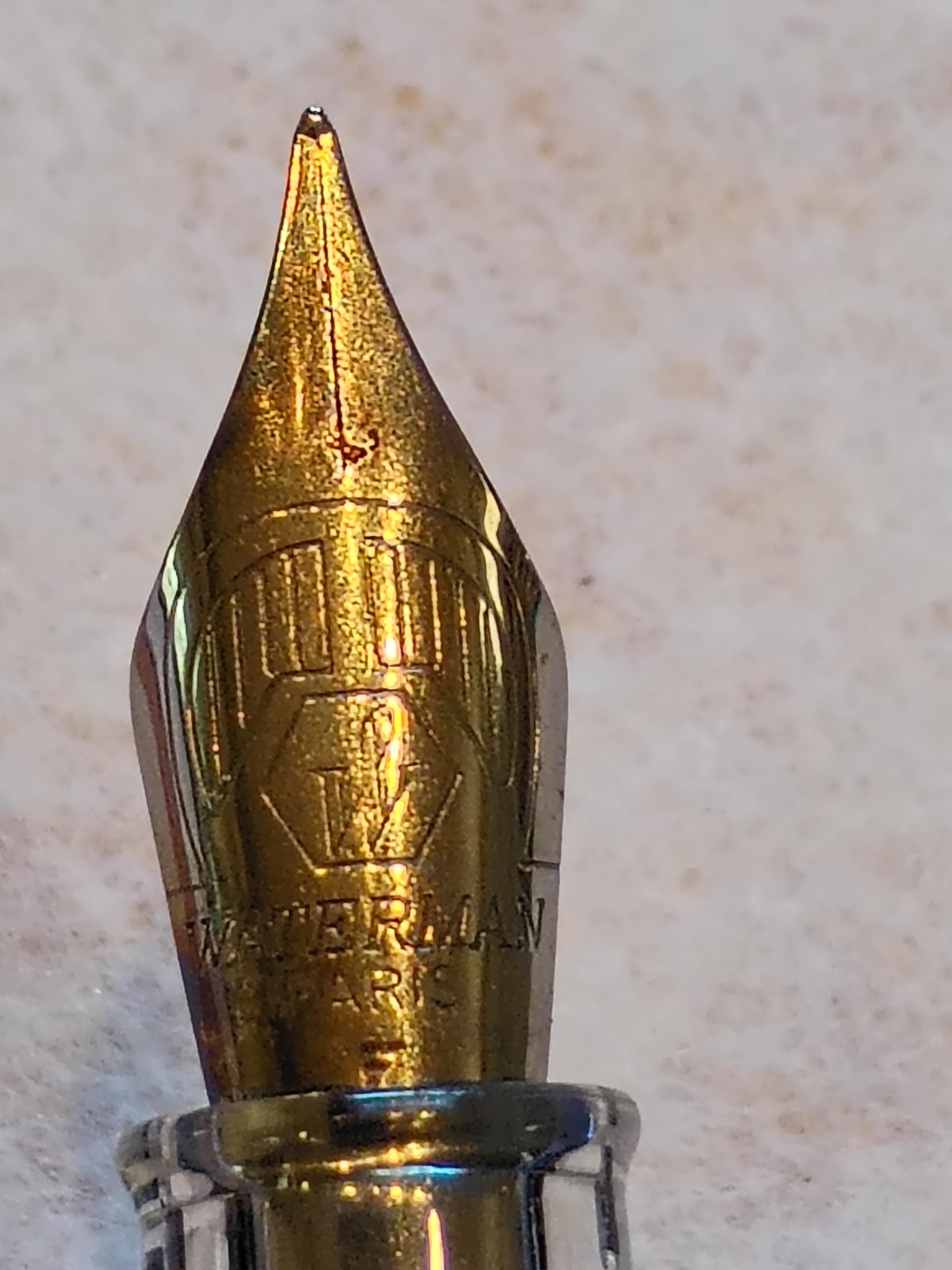 Waterman Clear Demonstator Fountain Pen In Excellent Condition.