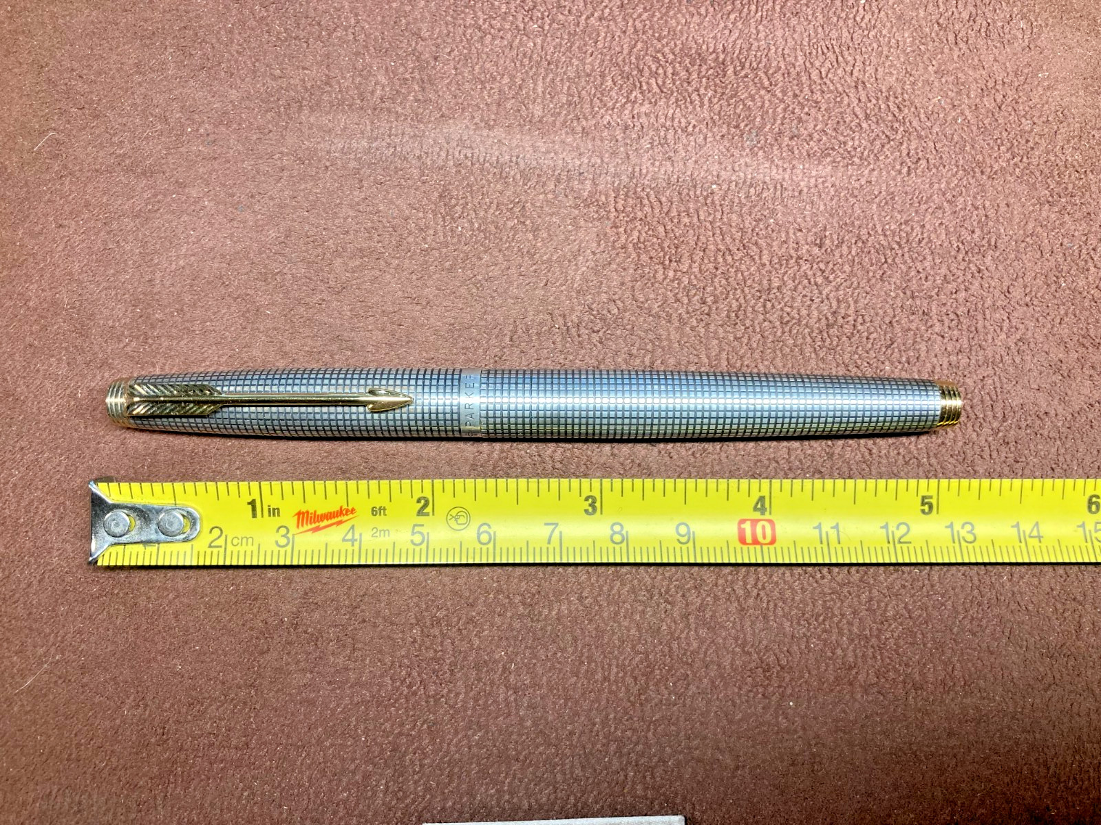PARKER 75 STERLING CISELE FOUNTAIN PEN #2