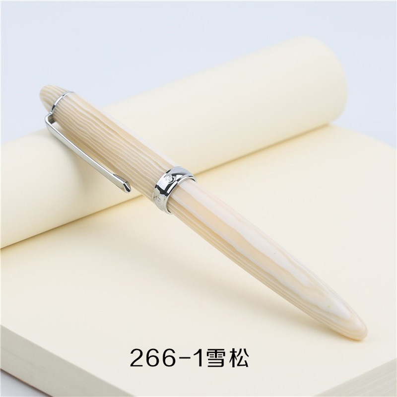 Chic Luxury PENBBS 308 Acrylic China Fountain Pen Smooth Fine 0.5mm Nib Writing