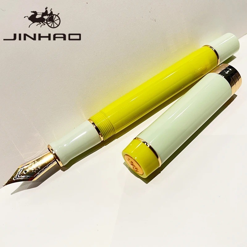 Jinhao Century 100 Calligraphy Fountain Pen Fine Nib EF/F/M Twist Cap Office ¢