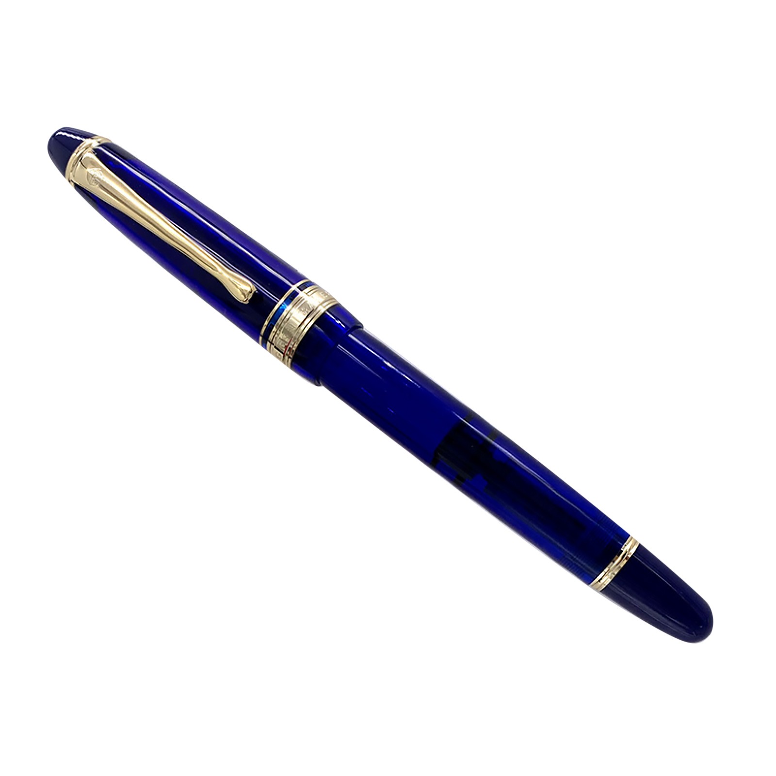 Vintage Wing Sung 699 Acrylic Resin Piston Fountain Pen Clip 0.7mm M Nib w