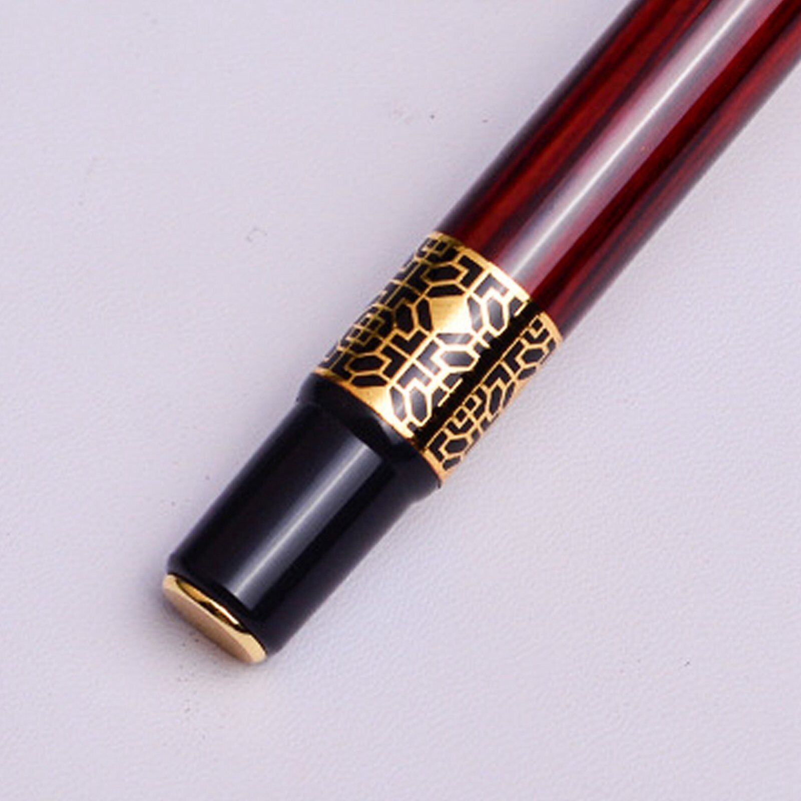 Metal Ink-Refill Fountain Pen Writing Stationery Business Calligraphy W/Gift BmE