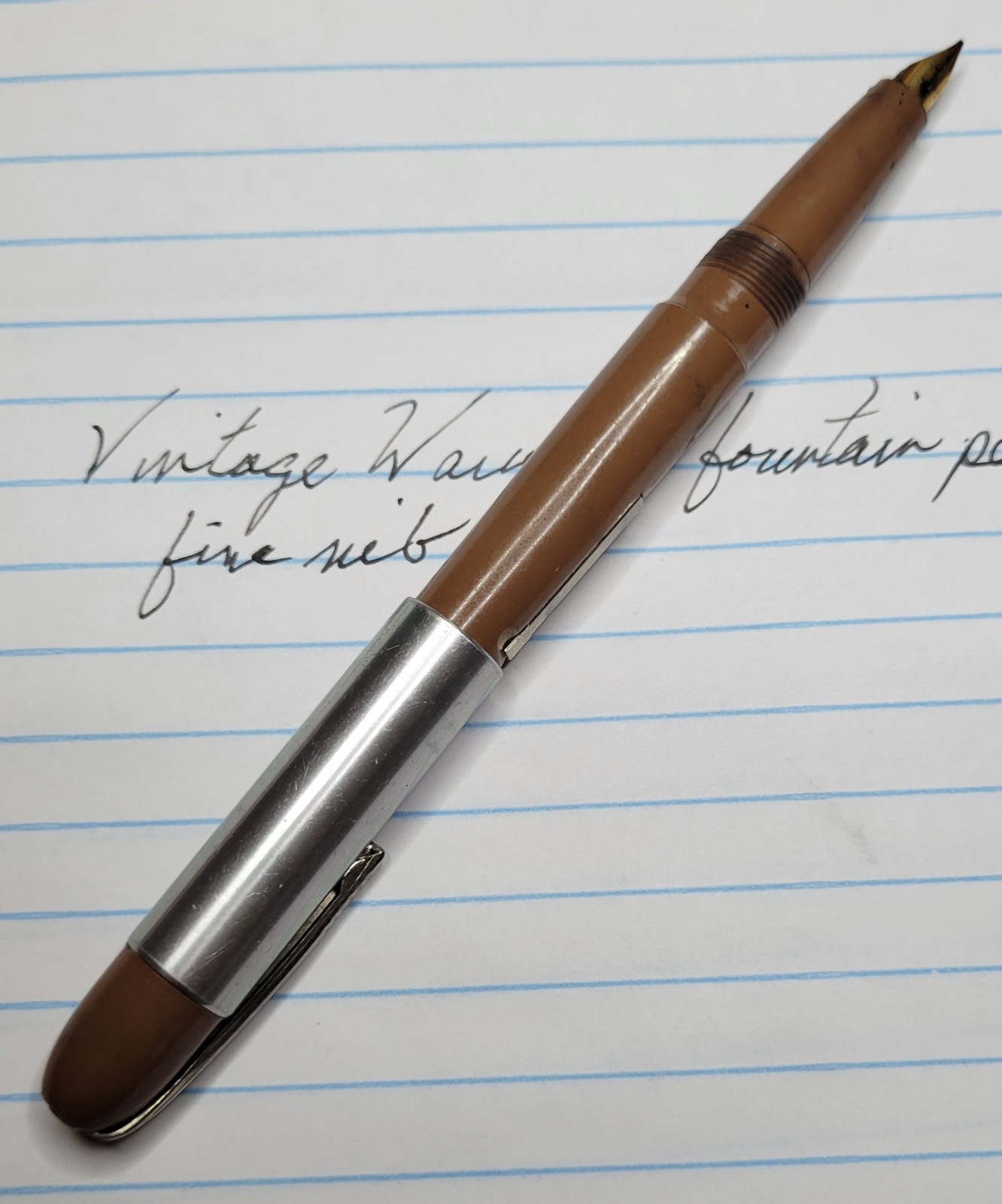 Vintage Stratford Warwick with Fine Nib & Aluminum/Plastic Cap 1947-53