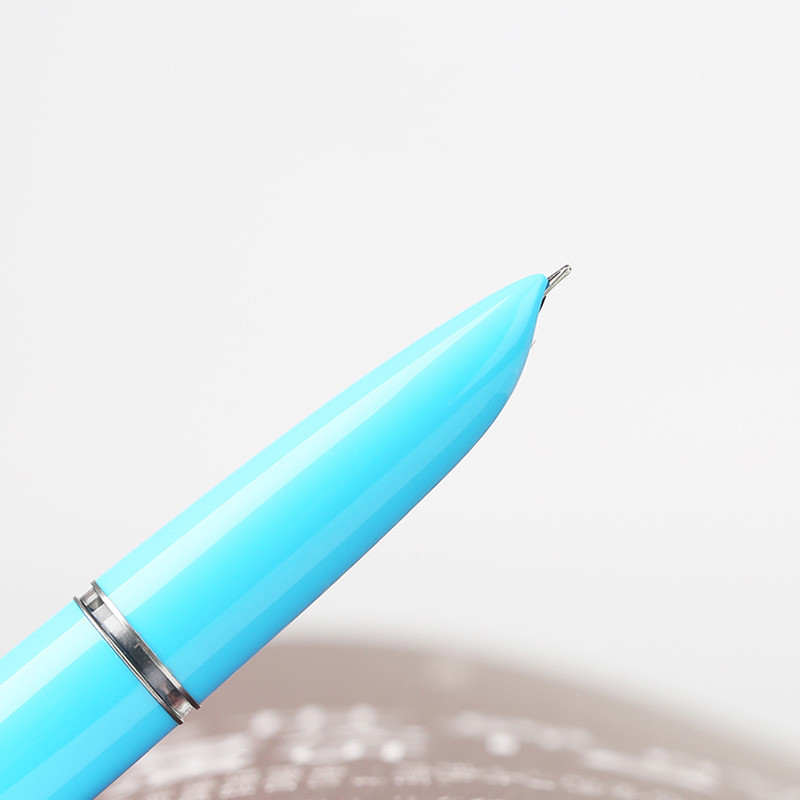 China Plus Plastic Fountain Pen Screw Fine 0.5mm Nib Writing Teenager Hero 616