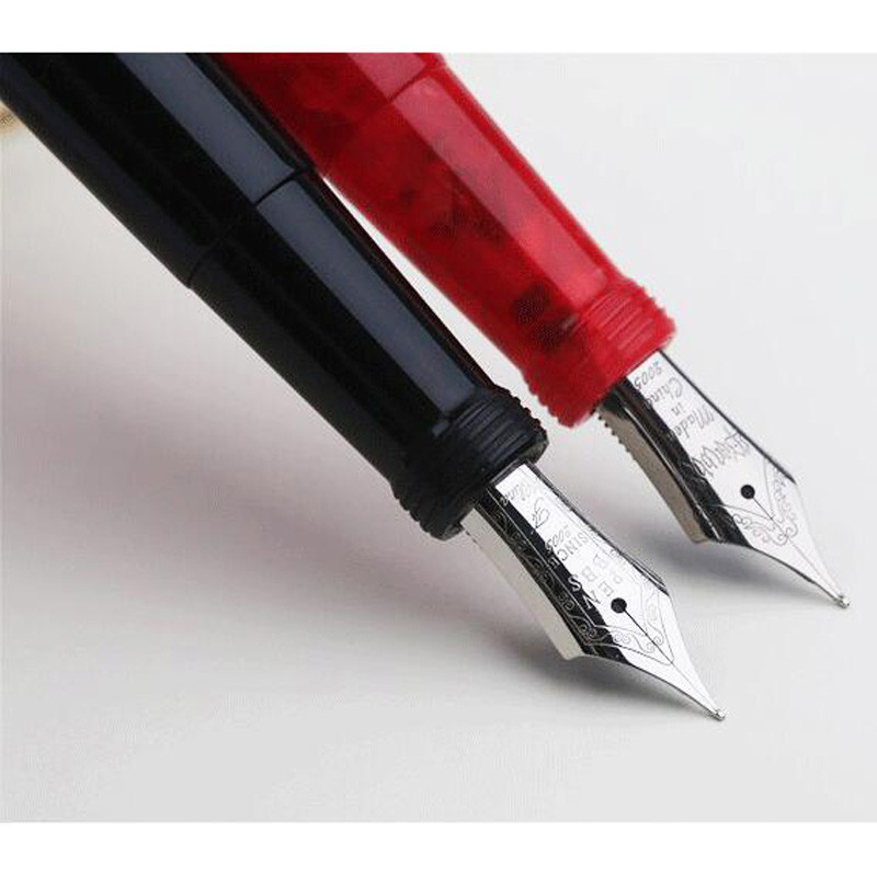 Chic Luxury PENBBS 308 Acrylic China Fountain Pen Smooth Fine 0.5mm Nib Writing