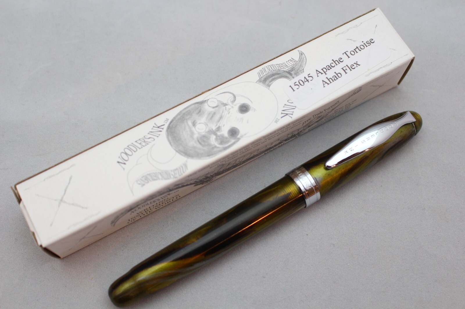 NOODLERS SOUTHWEST (APACHE) TORTOISE AHAB PISTON FLEX NIB FOUNTAIN PEN