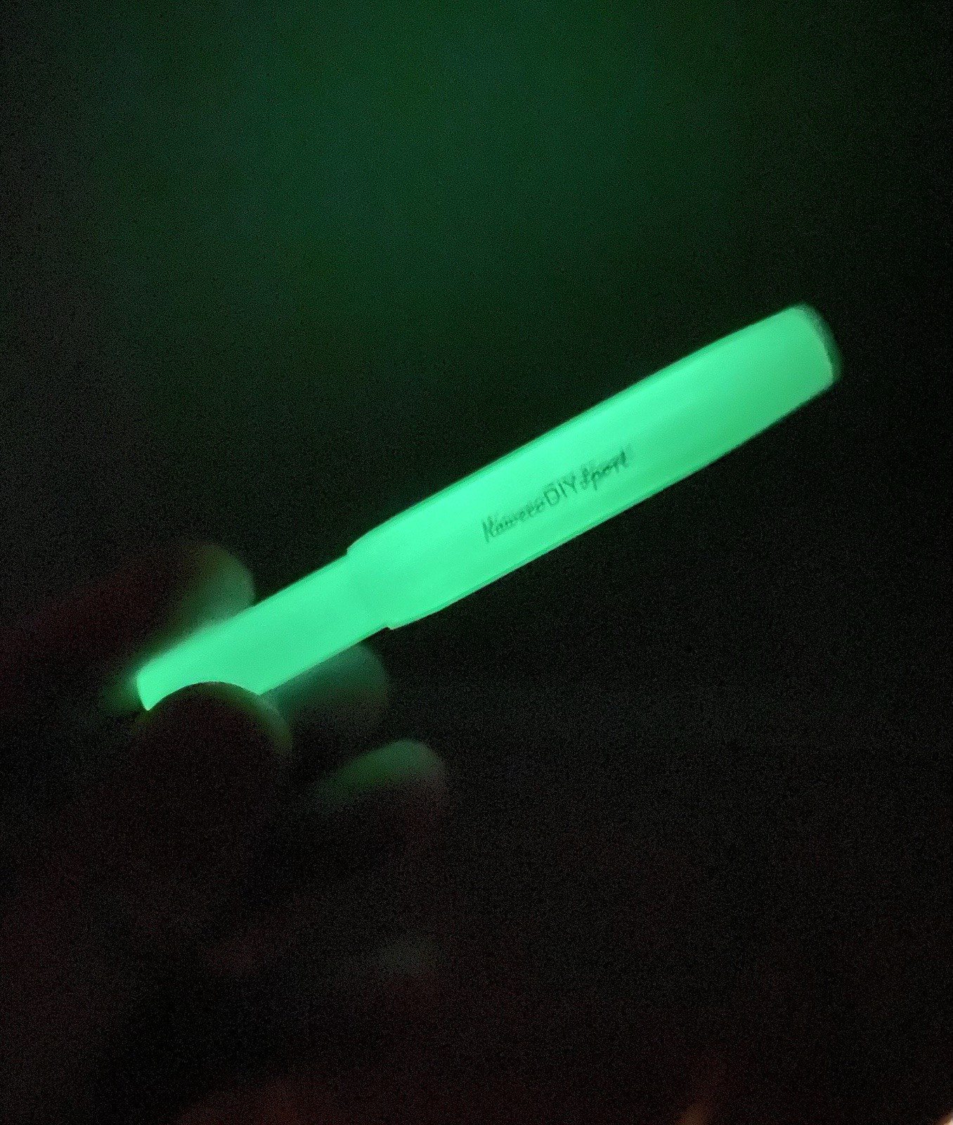 Kaweco Sport EXCLUSIVE DIY Glow in the Dark M Nib NEW In Box Fountain Pen