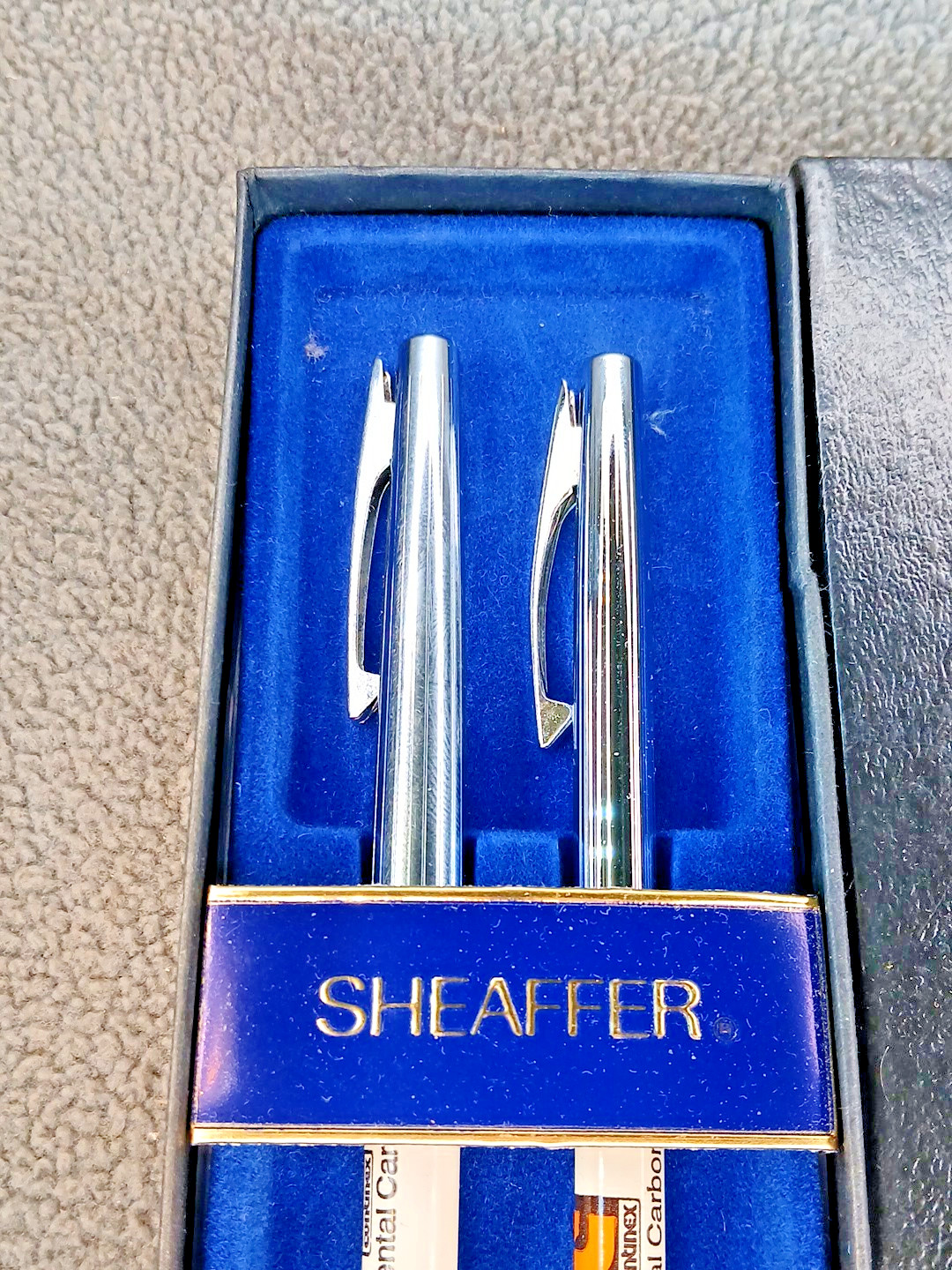 Vtg Sheaffer Pen/Pencil Set Continex Continental Co. V.G.C. ((EMPTY))