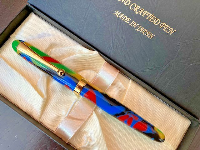 Onishi Seisakusho Fountain Pen / Acrylic Cubism – Fine – Limited Run – New w/Box