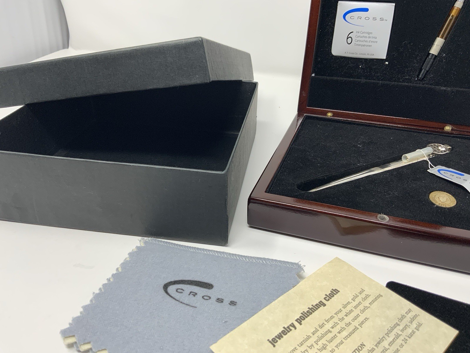Cross 50 Years of the Tennis Hall of Fame Silver Limited Ed. Fountain Pen READ
