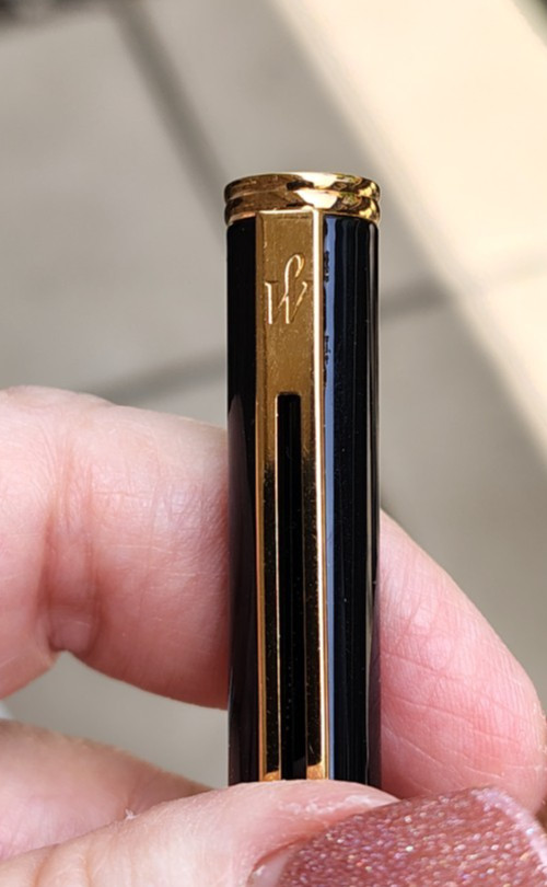 Waterman Paris Executive Black Lacquer Fountain Pen 18K Nib New in Box