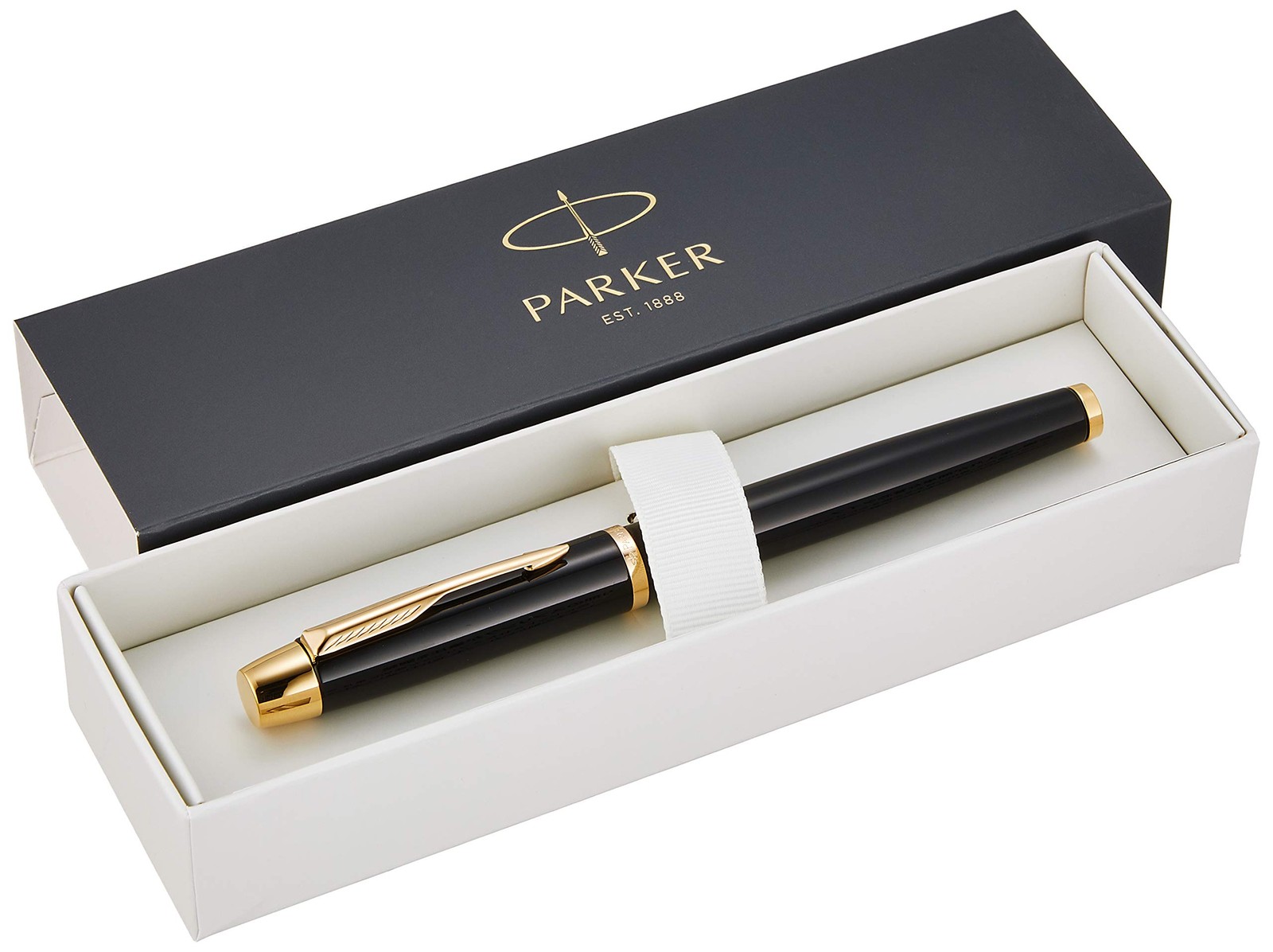 PARKER 2073223 5th IM Rack Black GT Fine Point Water-Based Ink Rollerball Pen