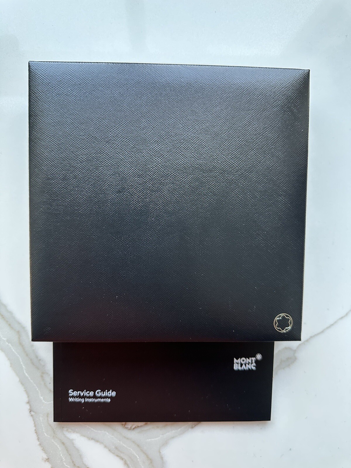 Montblanc Empty Pen Box Case and cardholder desk Box Black
