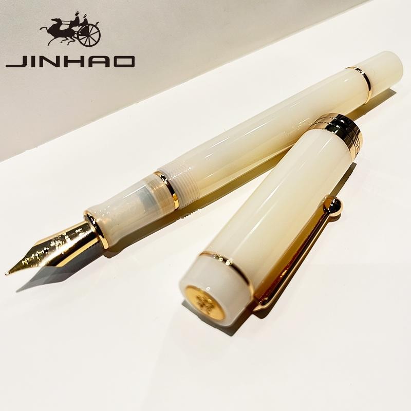 Jinhao Century 100 Calligraphy Fountain Pen Fine Nib EF/F/M Twist Cap Office ¢