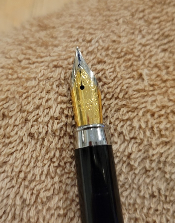 Unbranded Cartridge Fill Fountain Pen – Black/Chrome