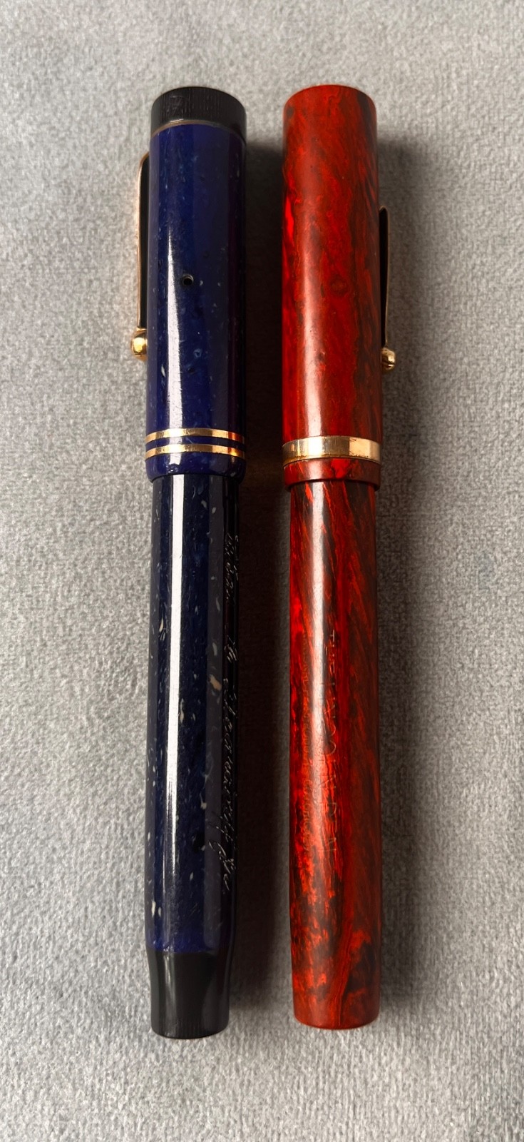 O/S LINCOLN MOTTLED RHR, [F] 14k nib, E Condition