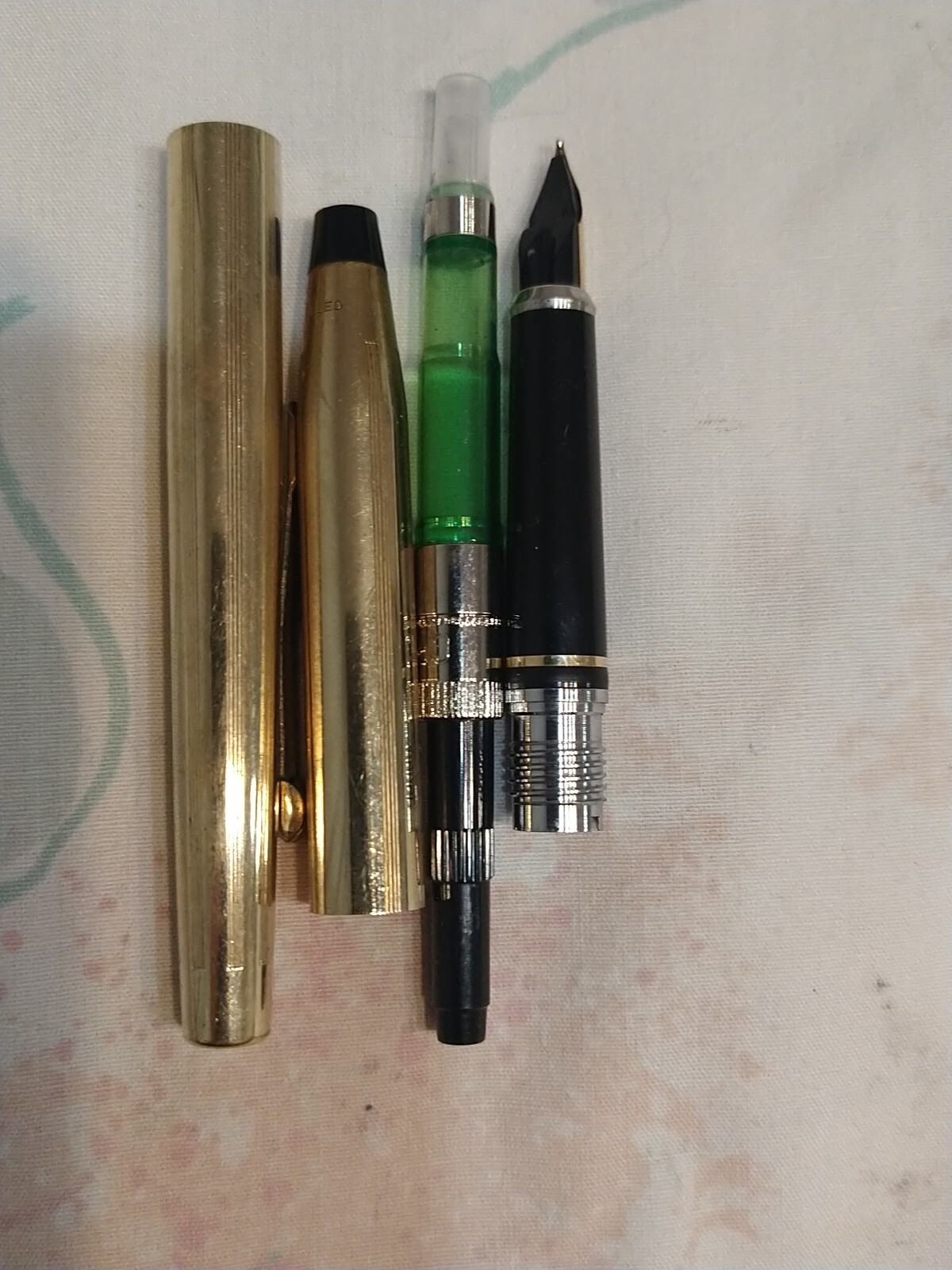 Cross 10k Gold Filled Fountain Pen with Fine 14k Gold Nib