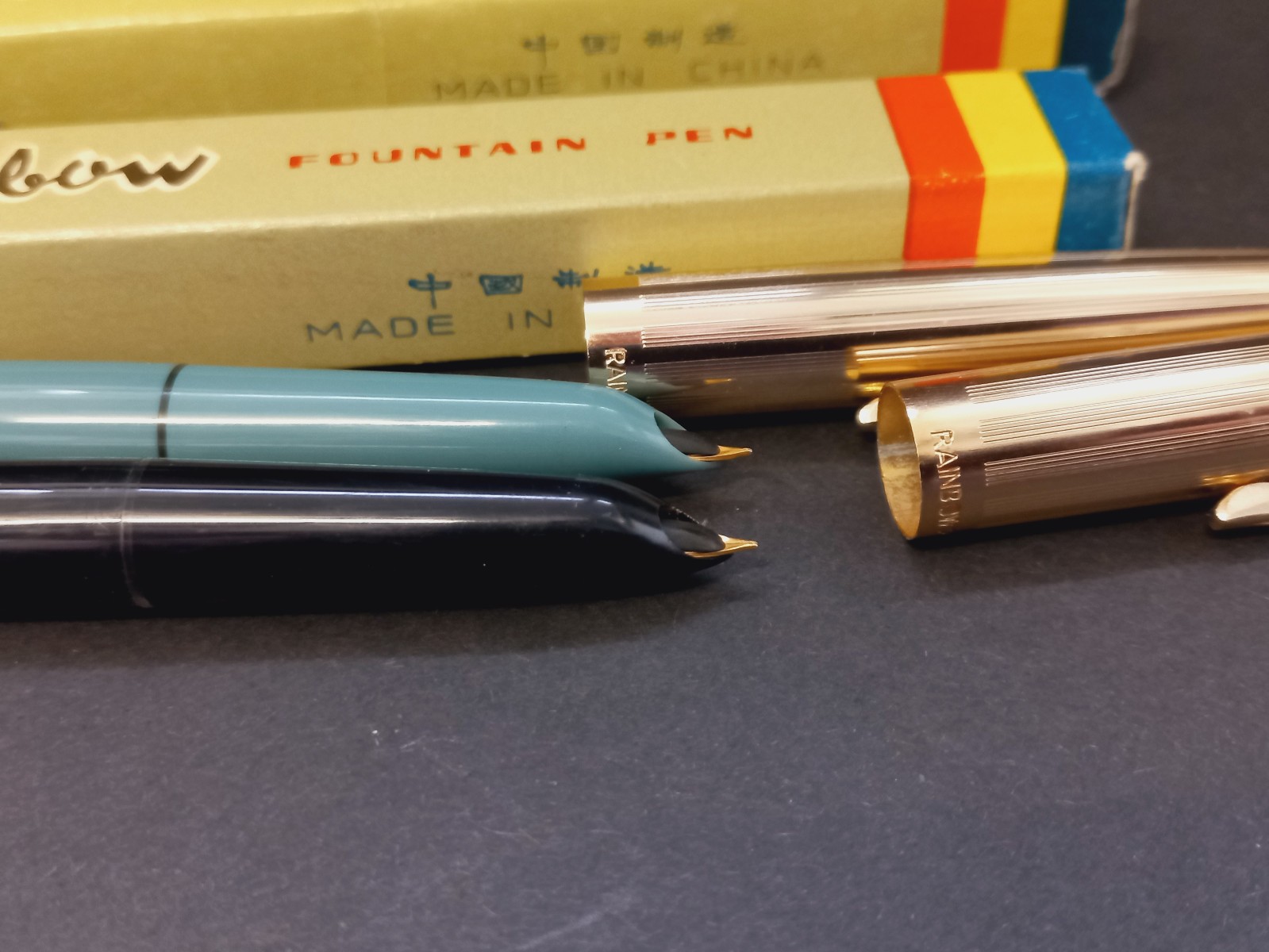 Vintage Fountain Pen 2pcs., Retro China 1980s. Tipped Nib Pen