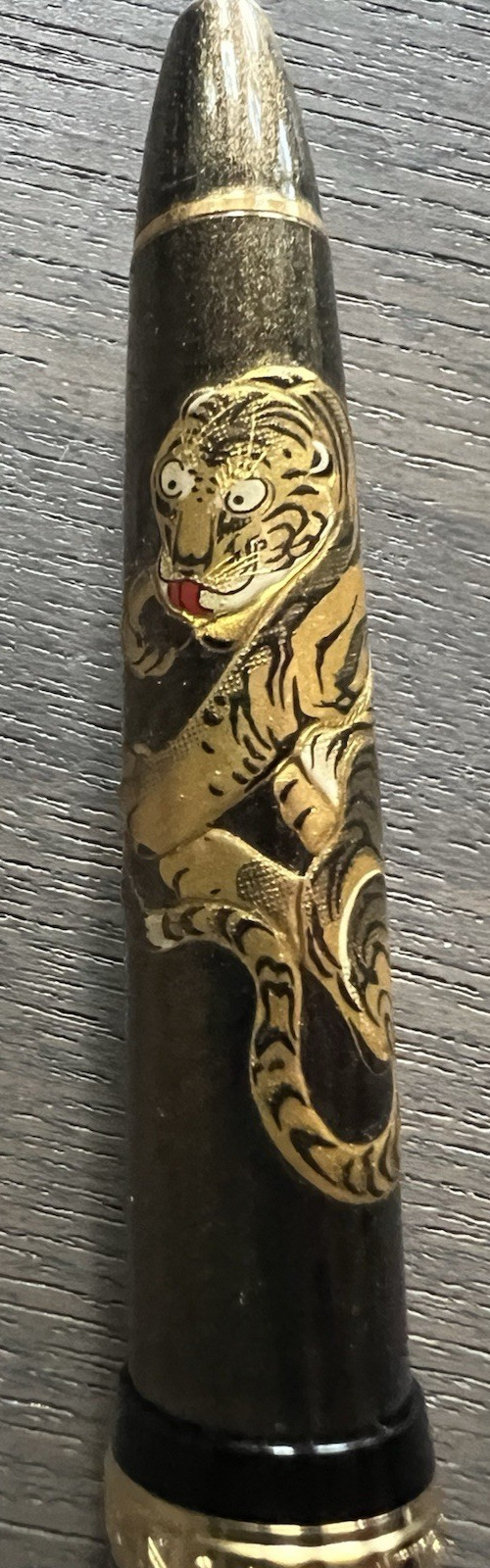 Sailor 1911 Large Profit Tiger Maki-e 21K Gold Fountain Pen Medium Nib