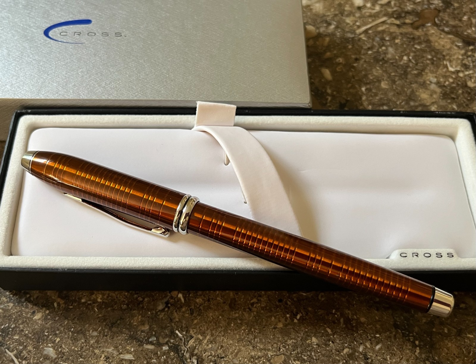 CROSS Townsend Citrine Lacquer Fountain Pen Excellent Condition Harder to find
