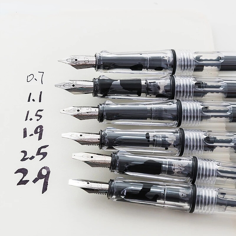 6pcs/Set Calligraphy Parallel Pen Art Flat Tip Pen Writing for Letter Stationery