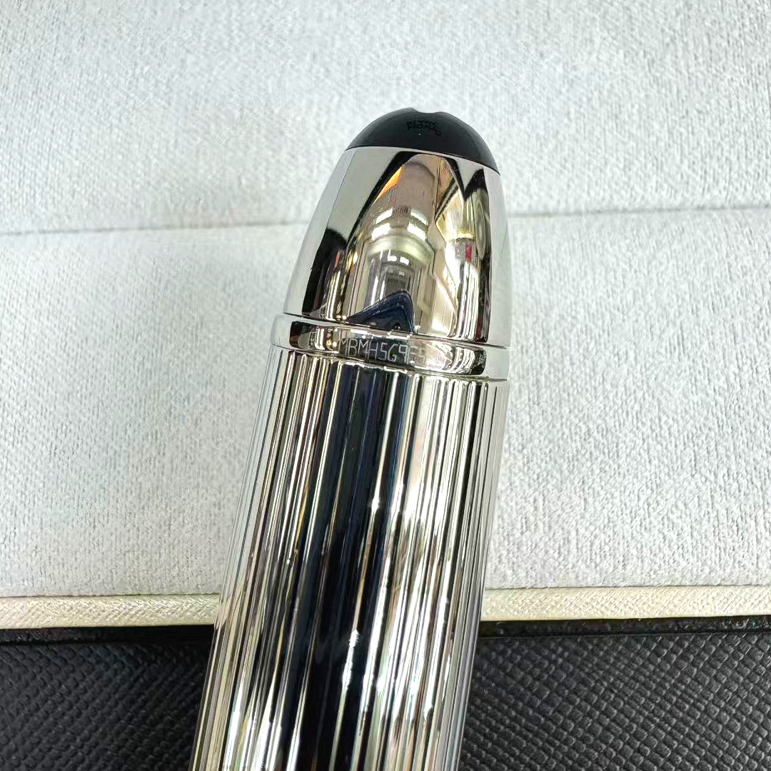 MONTBLANC Meisterstuck 149 LeGrand Pin Stripe Sliver Fountain Pen