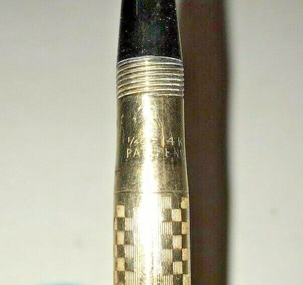 Very attractive Gold Filled stamped “1/40 14K” on unbranded Fountain Pen 14K nib