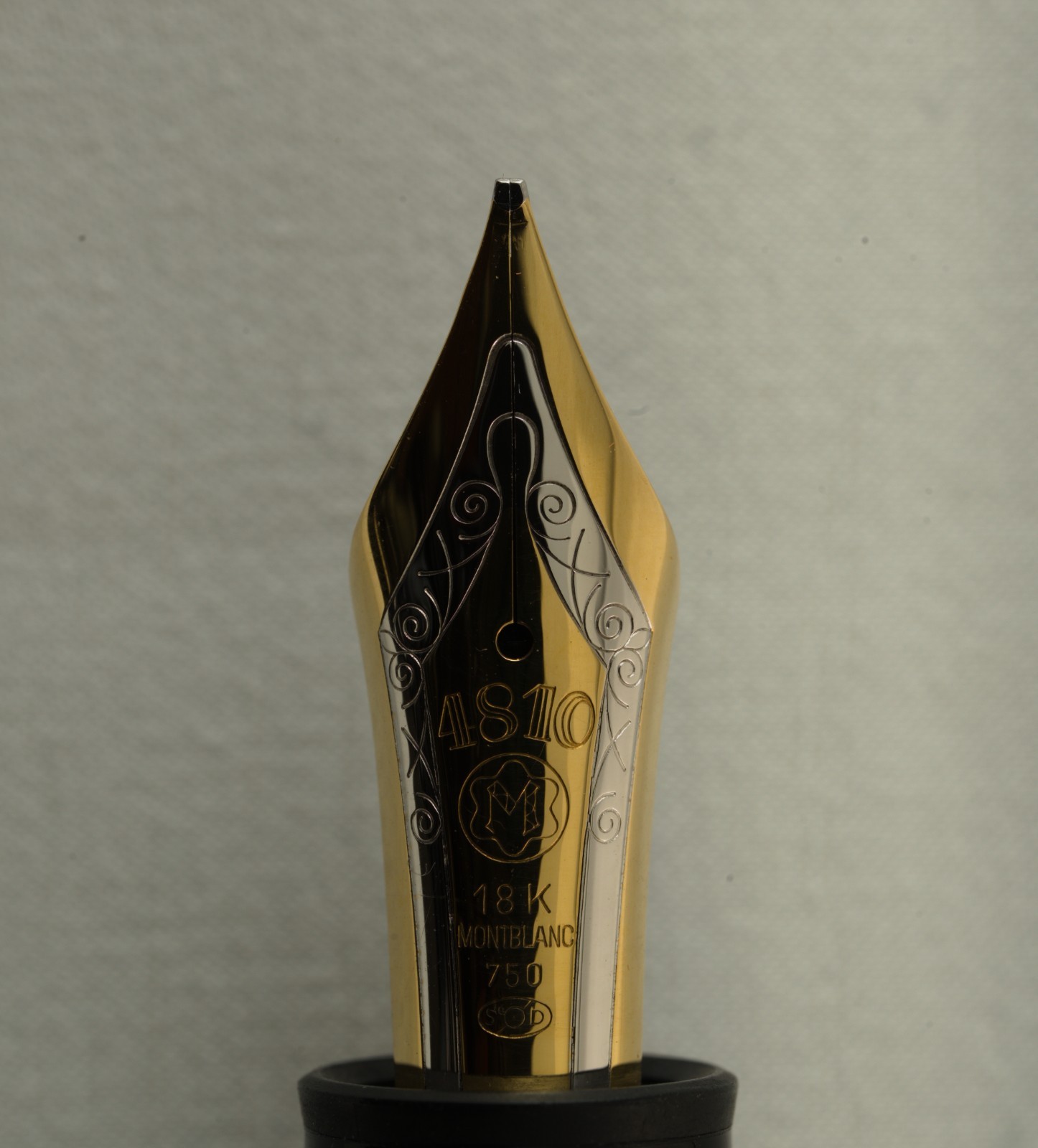 Vintage 2000s- Montblanc 149 18K 3 color B nib Modern Feeder Tested From Japan