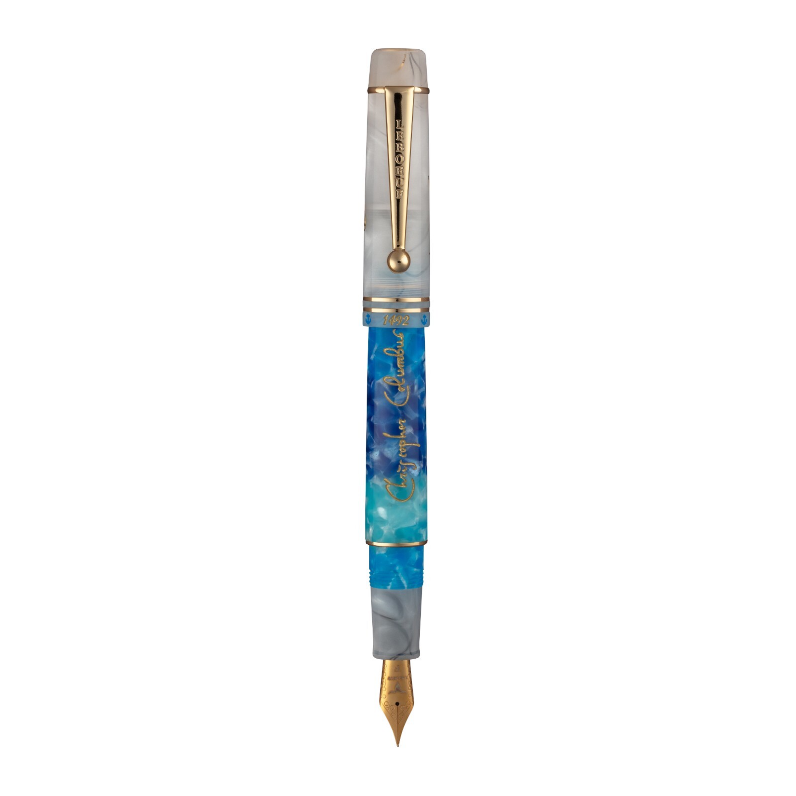 New LeBOEUF Christopher Columbus Limited Editin Fountain Pen F or M or B nib