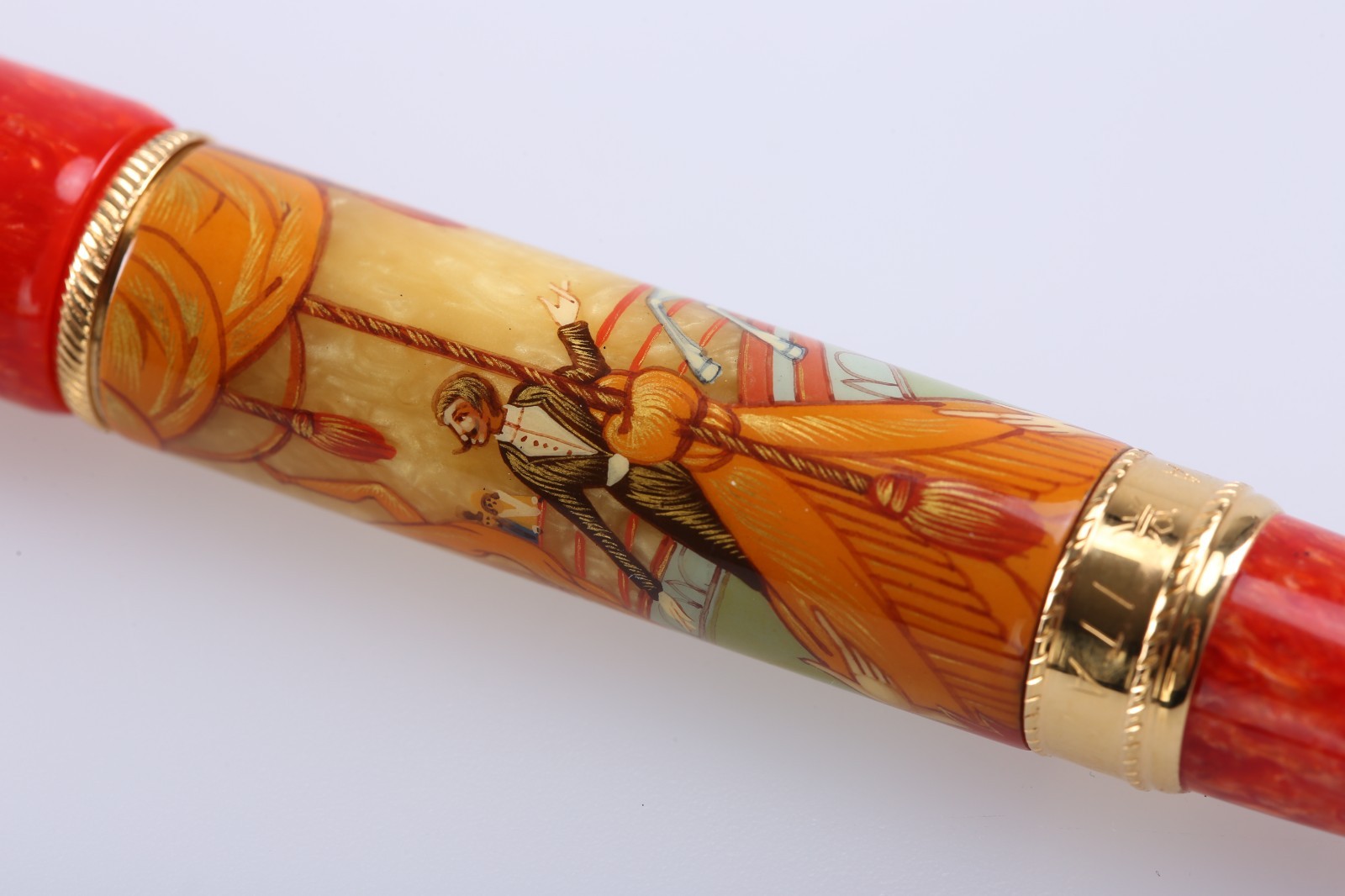 Ancora Circus Fountain Pen Limited Edition 88 Italy Luxury 18k Gold Nib Gift New