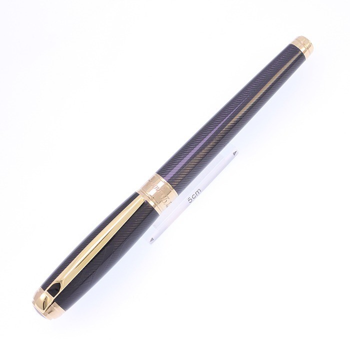 S.T.Dupont Fountain Pen Line D James Bond 007 Yellow Gold Plated Nib M 14K