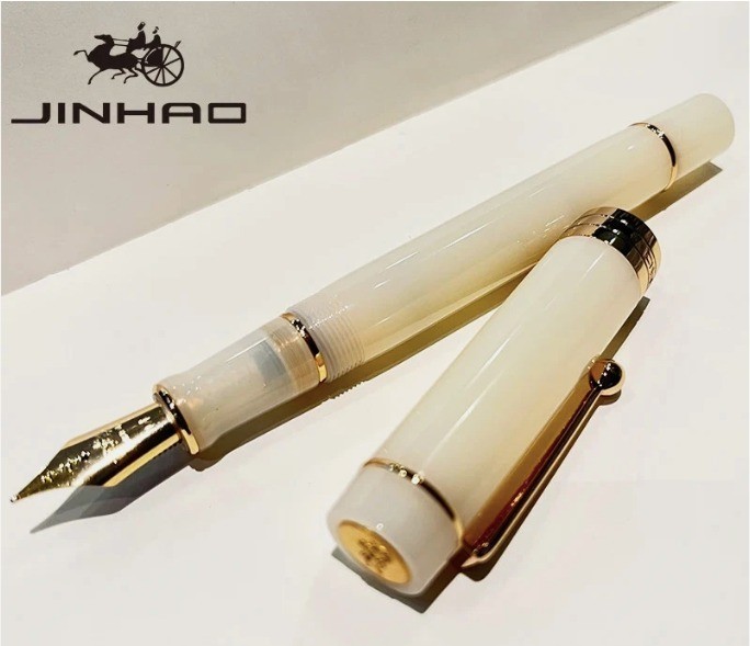 Jinhao Century 100 Calligraphy Fountain Pen Fine Nib EF/F/M Twist Cap Office ¢