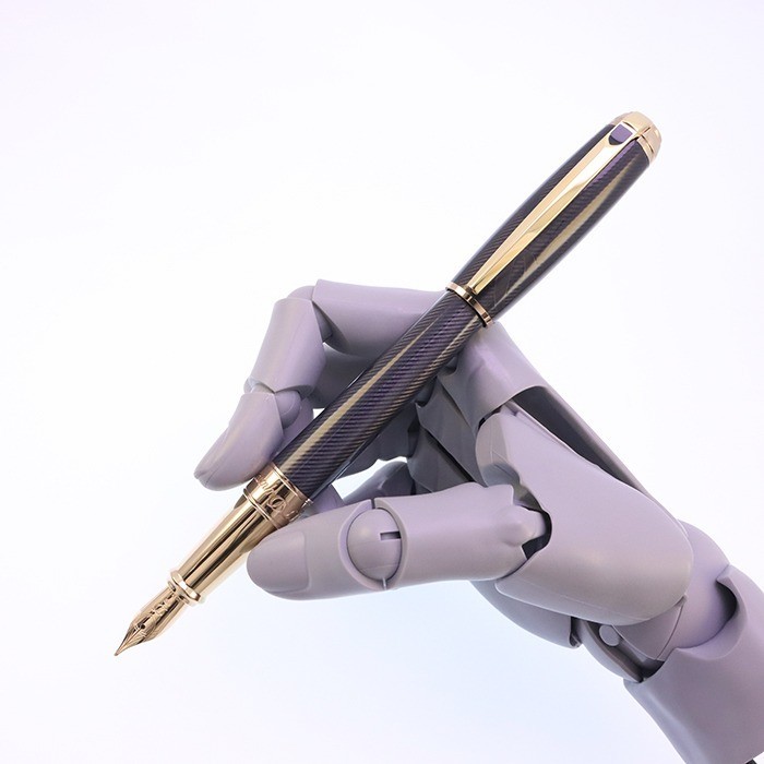 S.T.Dupont Fountain Pen Line D James Bond 007 Yellow Gold Plated Nib M 14K