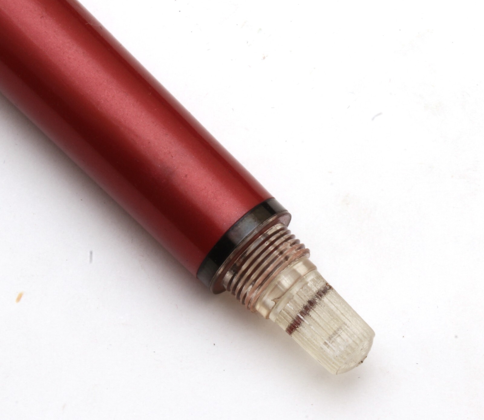 Kanwrite Heritage Piston Fountain Pen Red With PVD COATED BLACK TRIMS