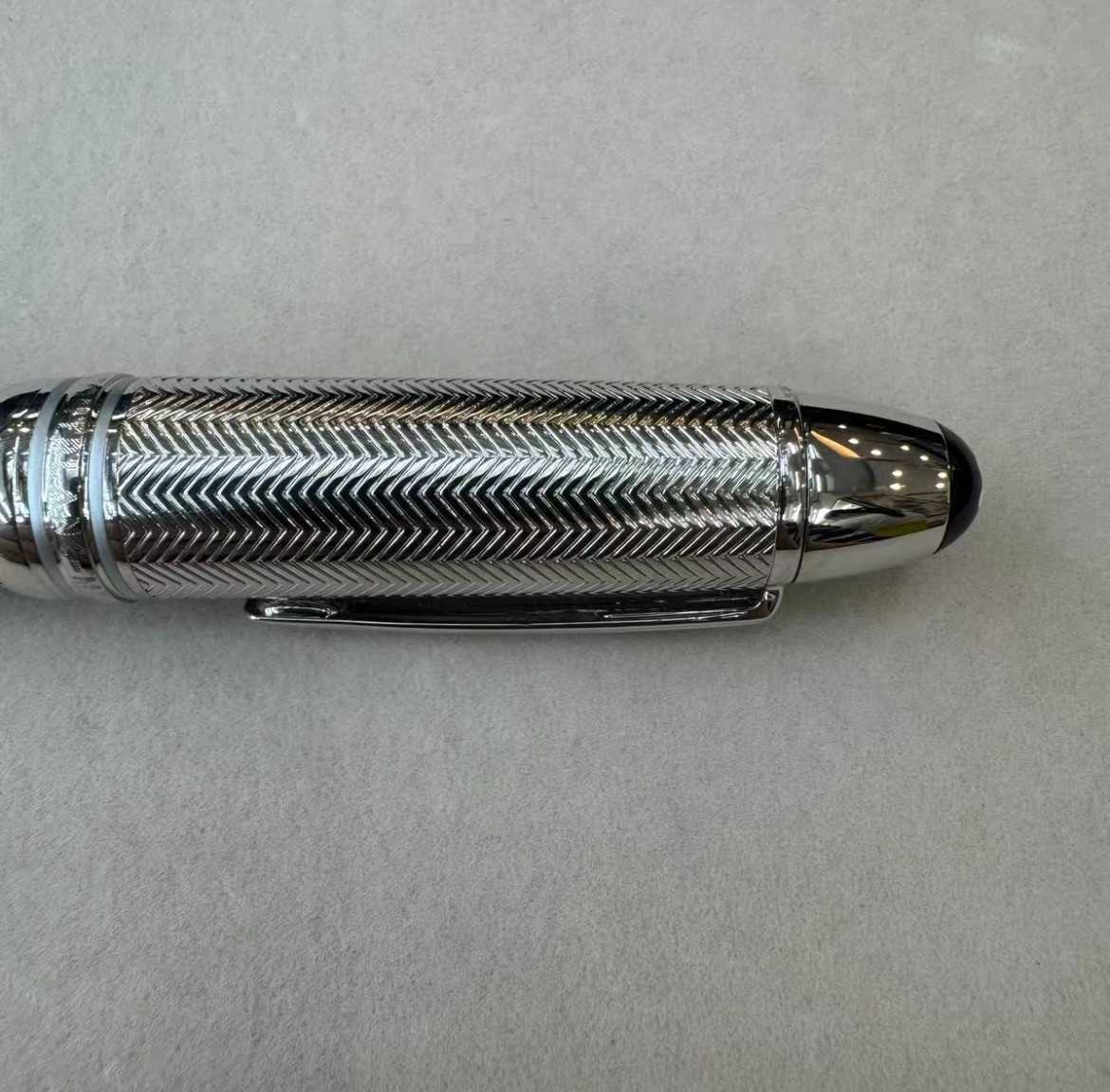 MONTBLANC Meisterstuck 149 Barley Silver Metal Fountain Pen
