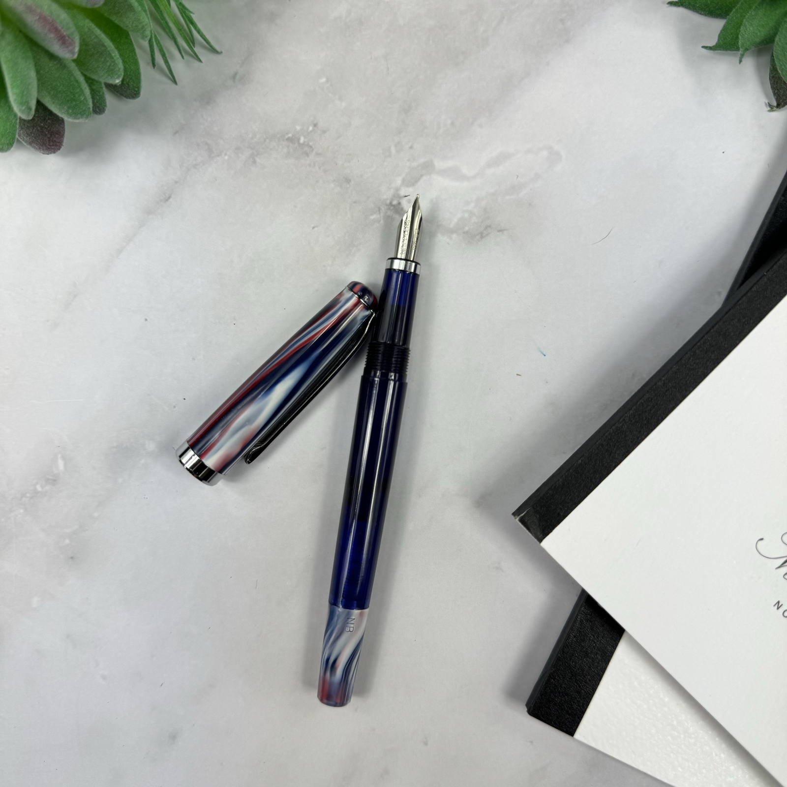Noodler’s Ink Creaper Fountain Pen in Dover – Flex Nib – NEW in Box