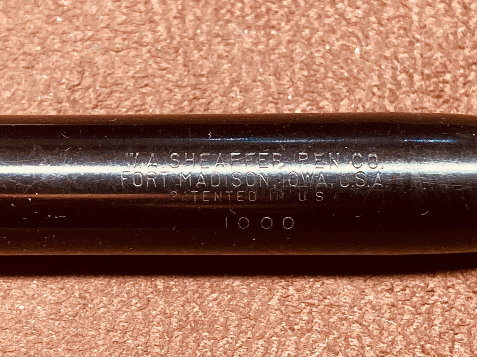 SHEAFFER 1000 OVERSIZE LIFETIME BALANCE FOUNTAIN PEN IN BLACK