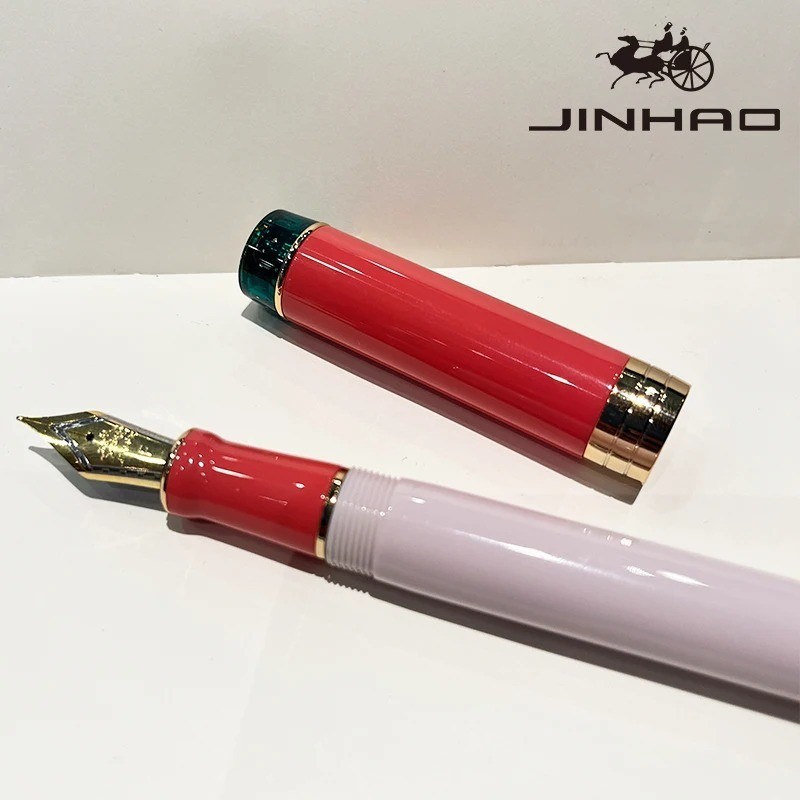 Jinhao Century 100 Calligraphy Fountain Pen Fine Nib EF/F/M Twist Cap Office ¢
