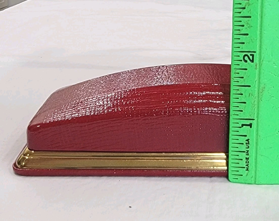1920s RARE* WATERMAN Fountain Pen EMPTY Presentation Casket Lizzard Emb Leather