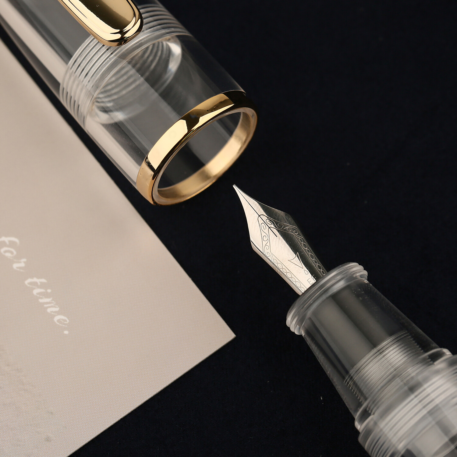 Majohn Q1 Short Dropper Fountain Pen Resin Cute Pen EF/F Nib Writing Gift Pen