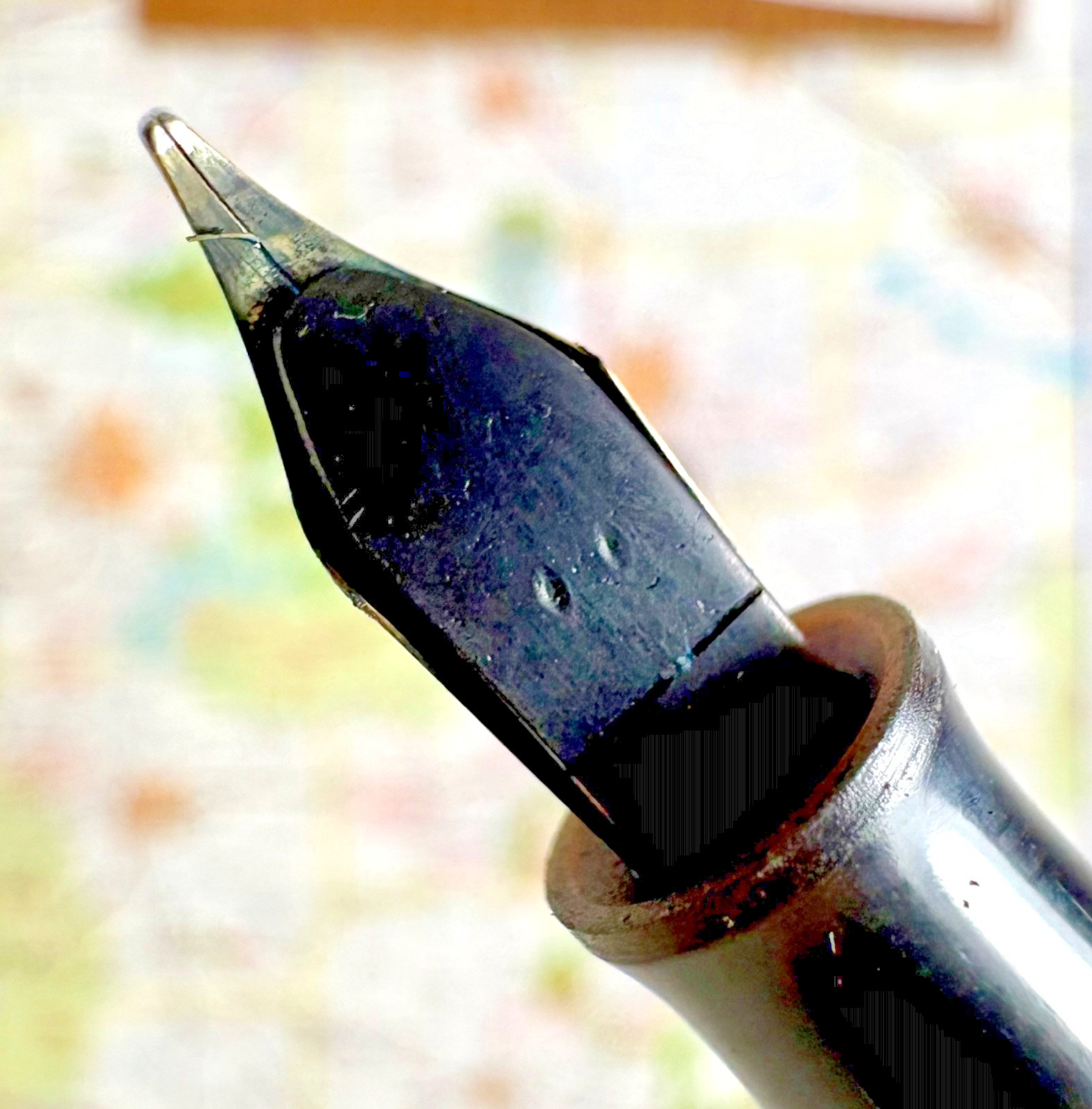 Vintage Waterman Canada Fountain Pen, Grey, w/ 14k Flexible Gold Nib, Restored