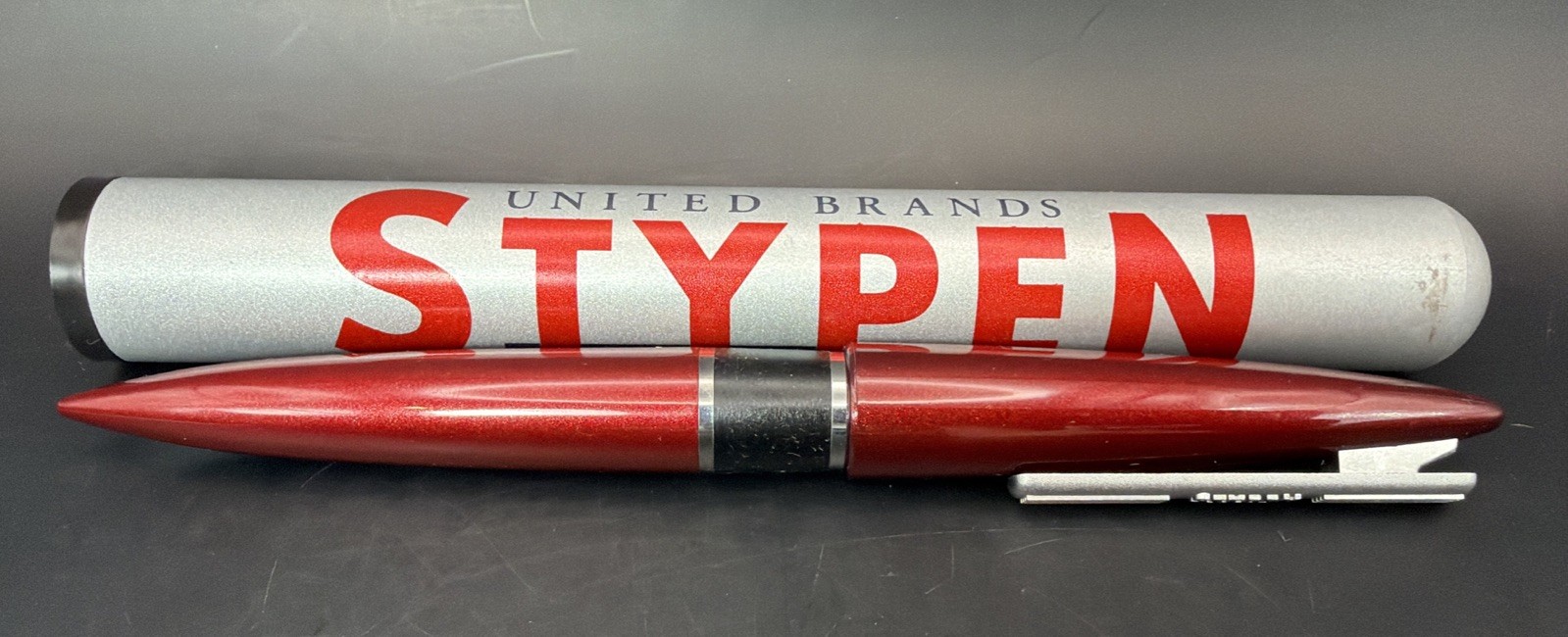Vintage STYPEN PARIS Fountain Pen and Case Set