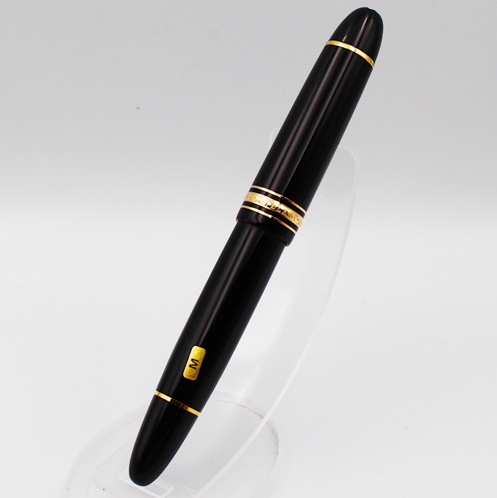[Mint] Montblanc Meisterstuck 149 18K 750 Black & Gold Fountain Pen F Nib