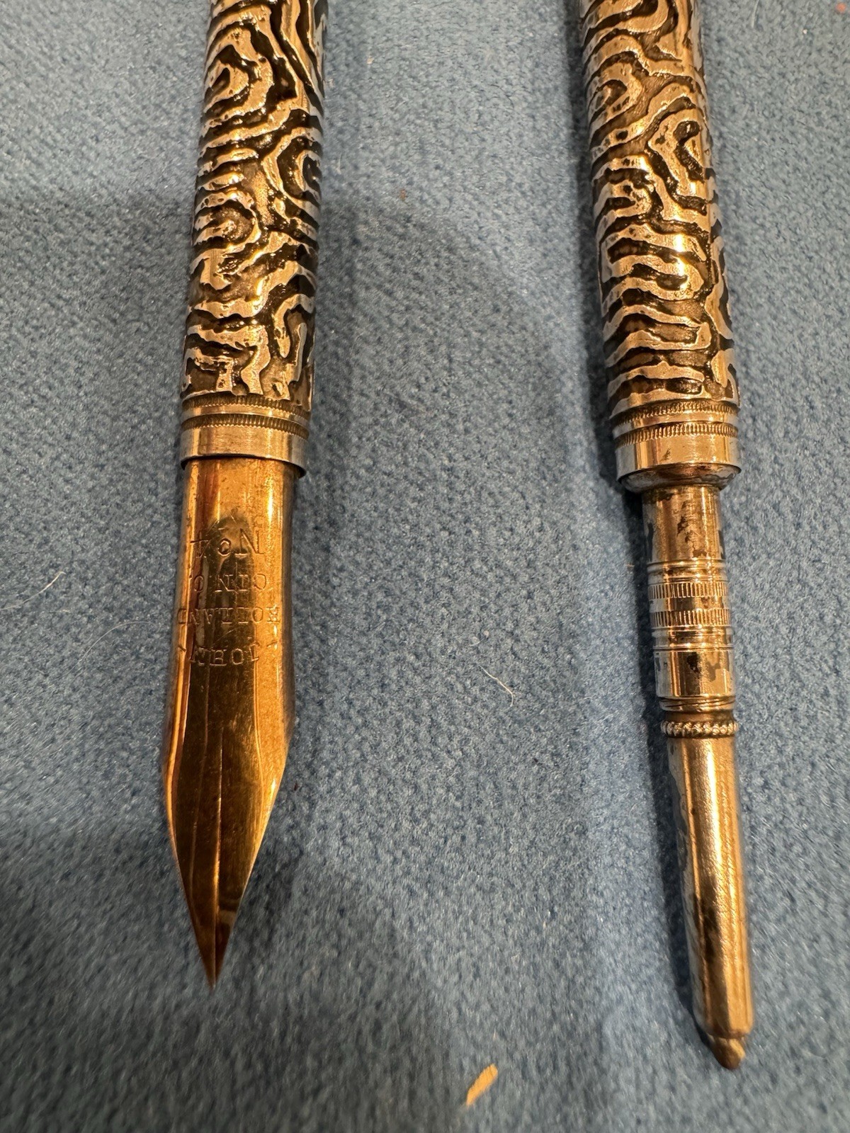 John Holland No 4- Mother Of Pearl Matching Pen And Pencil Set