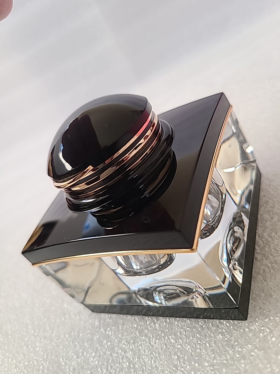 Montblanc Crystal Inkwell, Vintage Item It Is very nice Item mint condition.