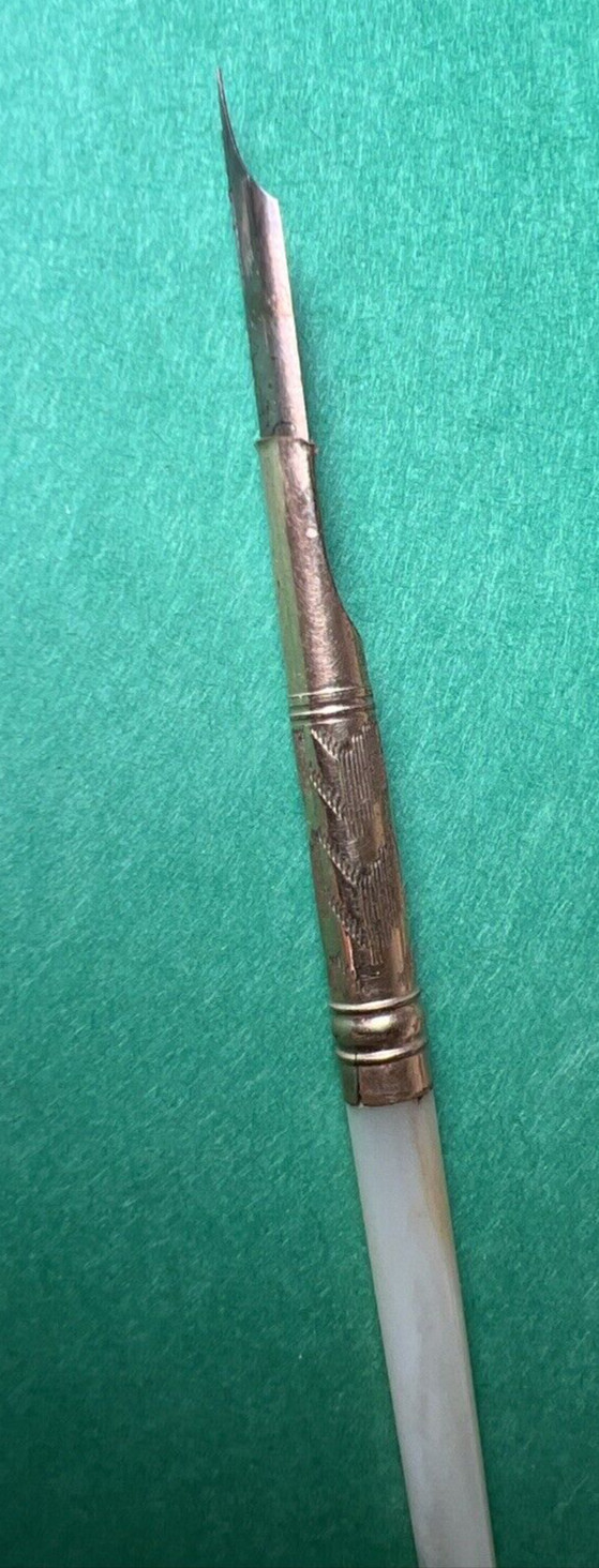 Joseph Gillott’s 170 Dip Pen Nib Extra Fine Point with Unbranded Mother of Pearl