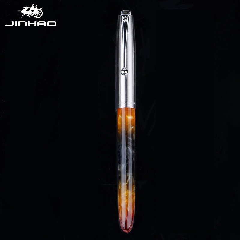 Jinhao 51A Acrylic Resin/Wood Fountain Pen Extra Fine EF/F/M/Art Bent Nib Gift#J